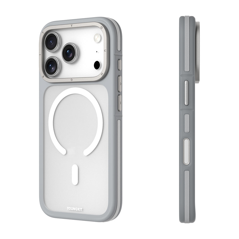 Youngkit Rock Sand Serisi iPhone 17 Pro M-safe Telefon Kılıfı Youngkit Rock Sand Serisi iPhone 17 Pro M-safe Telefon Kılıfı